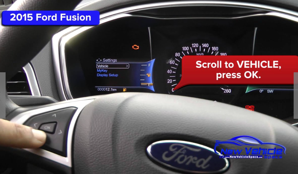 Ford Fusion Oil Reset A Step By Step Guide To Resetting The Oil Change