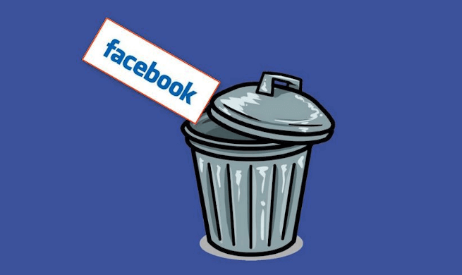 how to go to trash on facebook