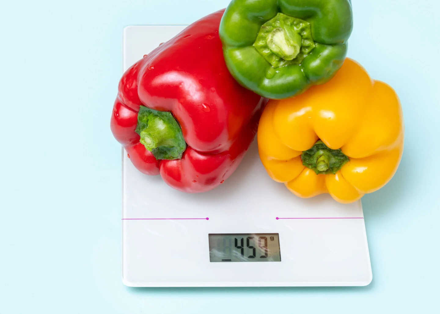 average bell pepper weight