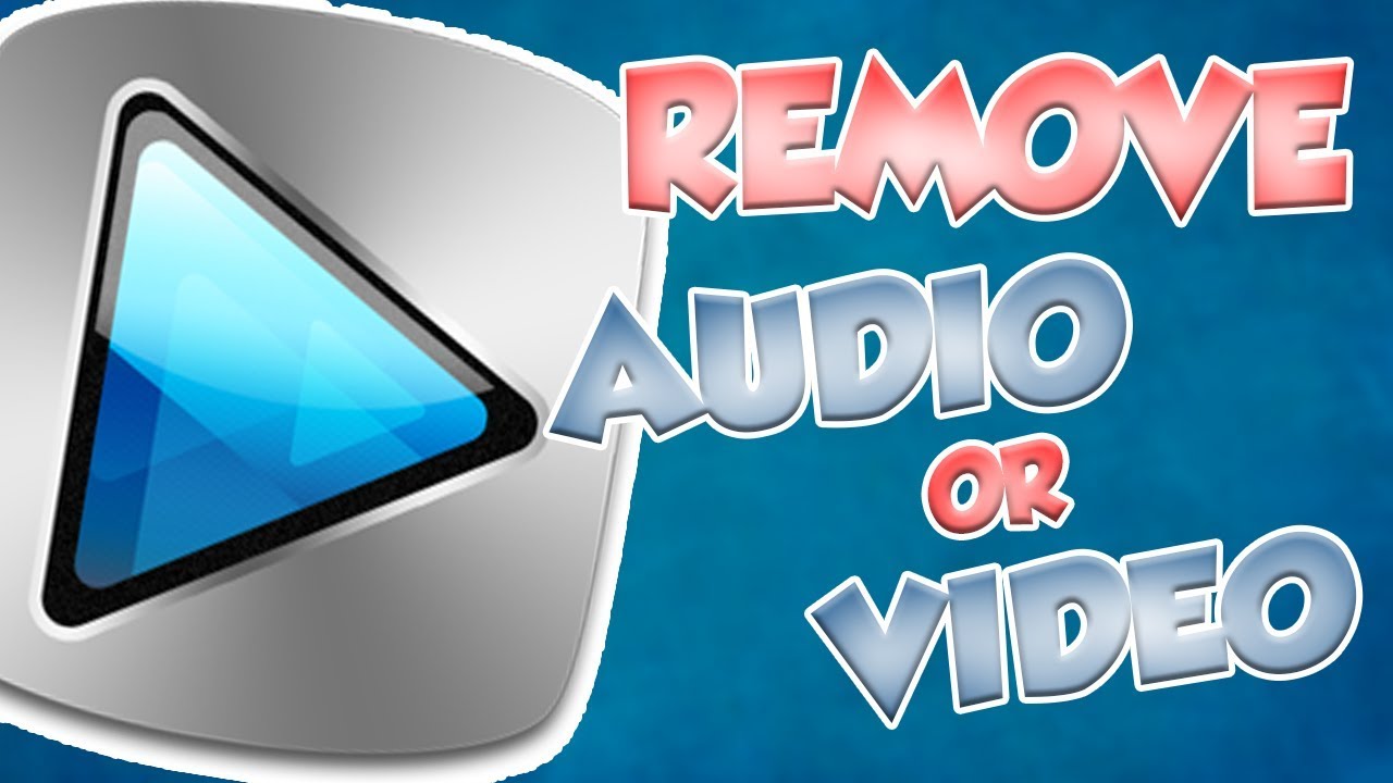 how to remove audio from a clip in sony vegas