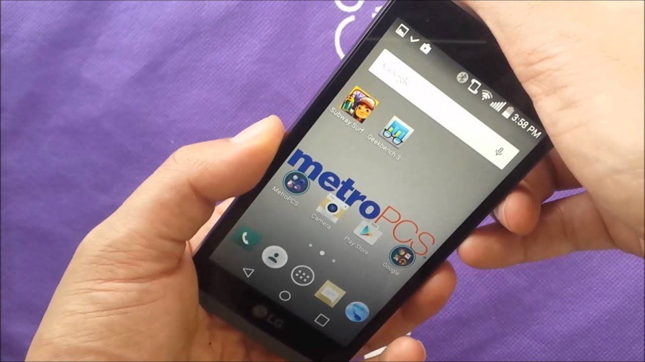 lg leon lte screenshot