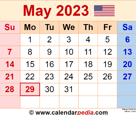 how many days until may 28 2023