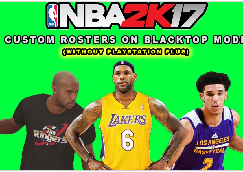 how to use a custom roster in nba 2k17