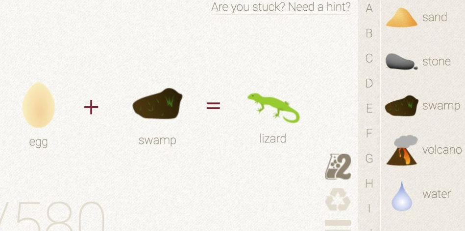 how do you make lizard in little alchemy 2