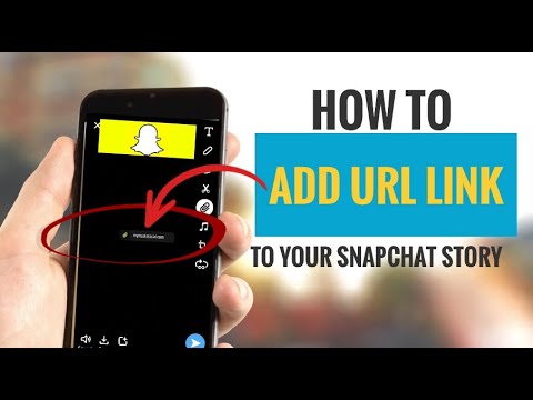 how to post a link on snapchat story