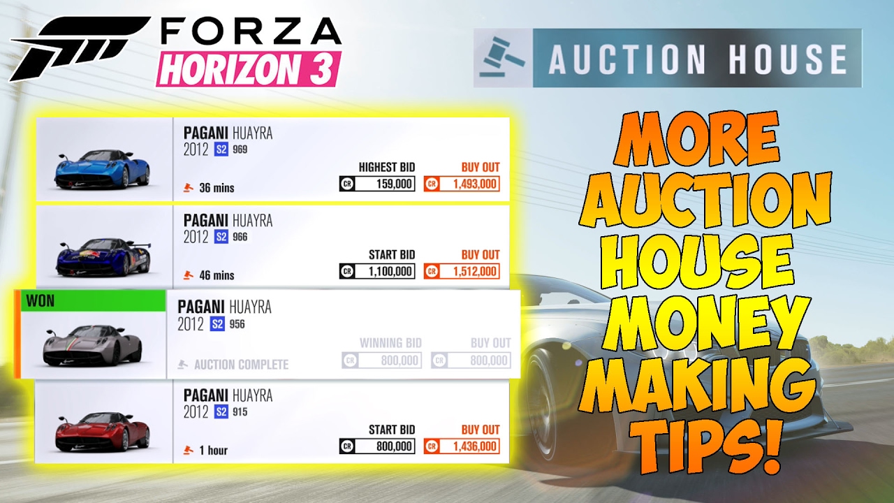 forza horizon 3 how to make money