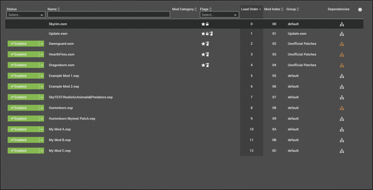 nexus mod manager can't move load order