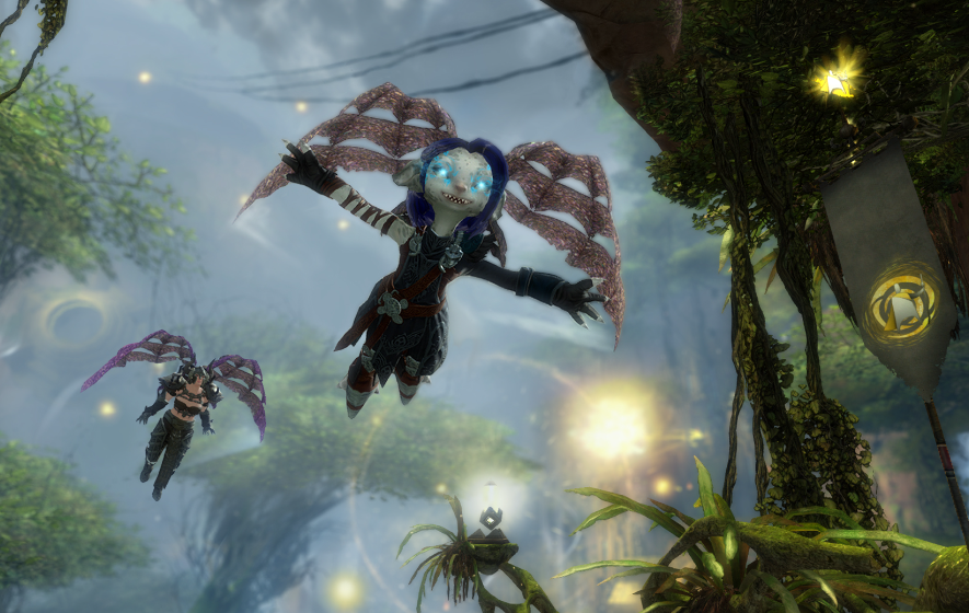 how do you glide in gw2