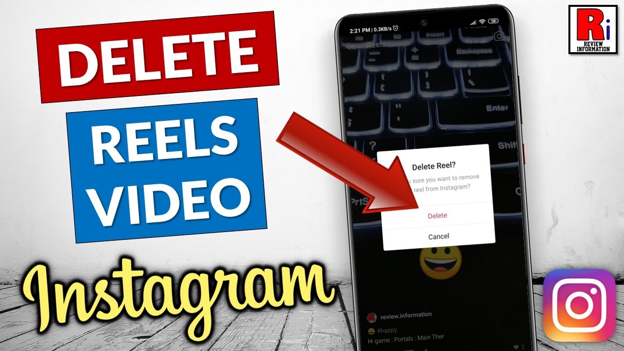 how to delete a reel on instagram