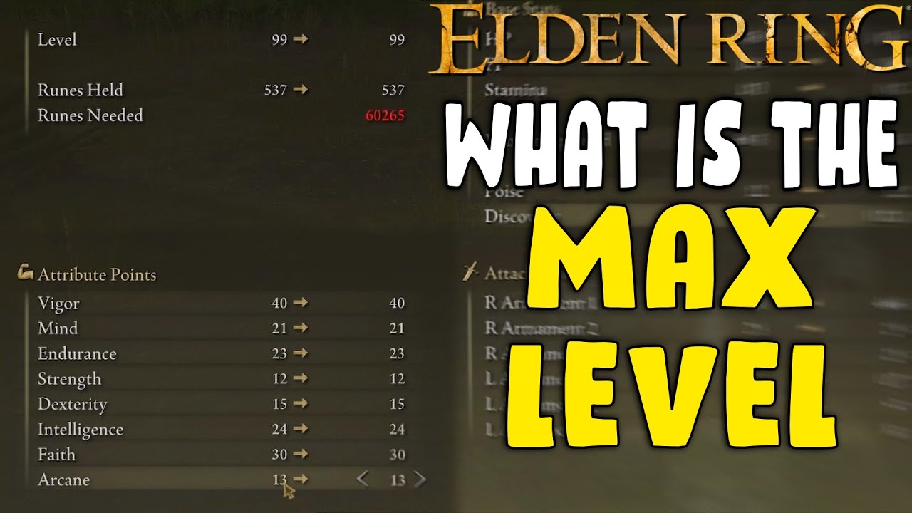 elden ring max level