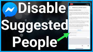 how to delete suggested on messenger