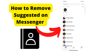 how to delete suggested on messenger