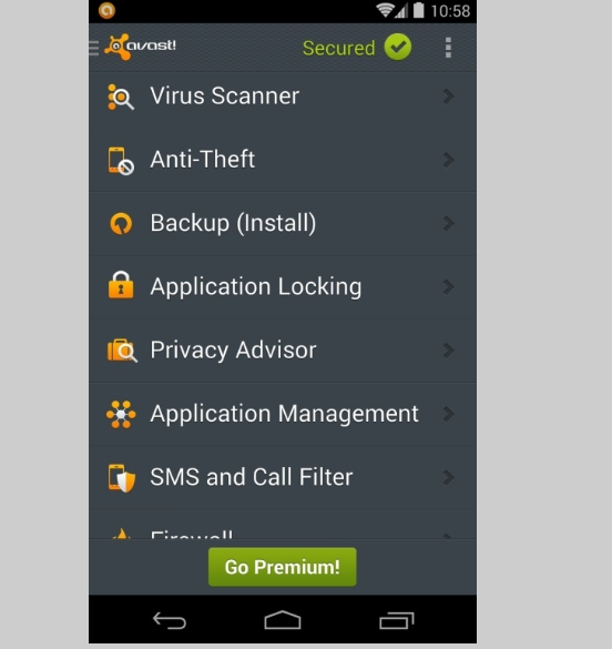 remove avast from android phone