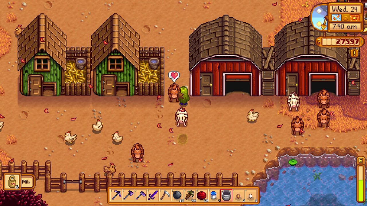 stardew valley cows no milk