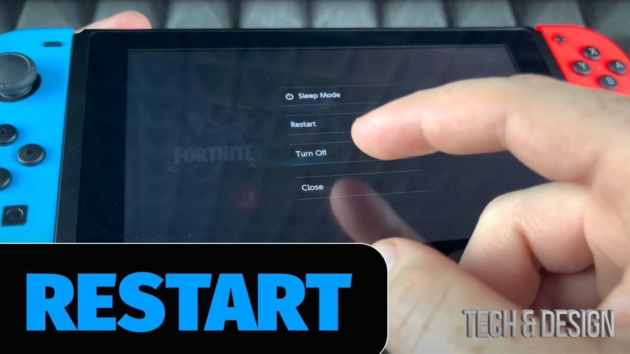 how to restart a nintendo switch