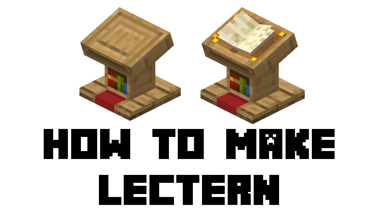 how to craft lectern