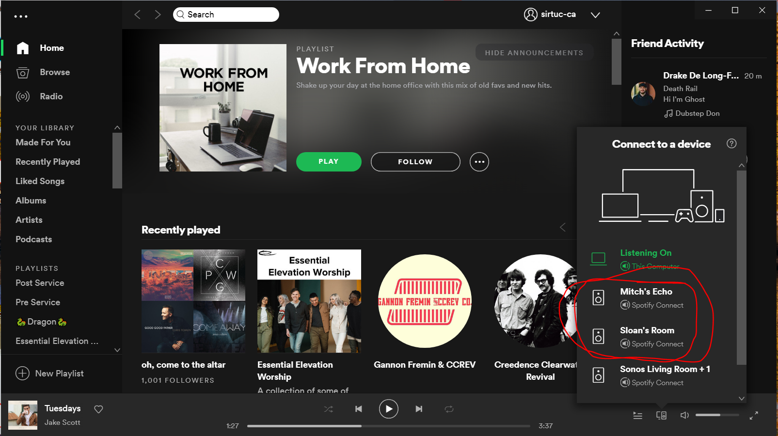 how to remove devices from spotify