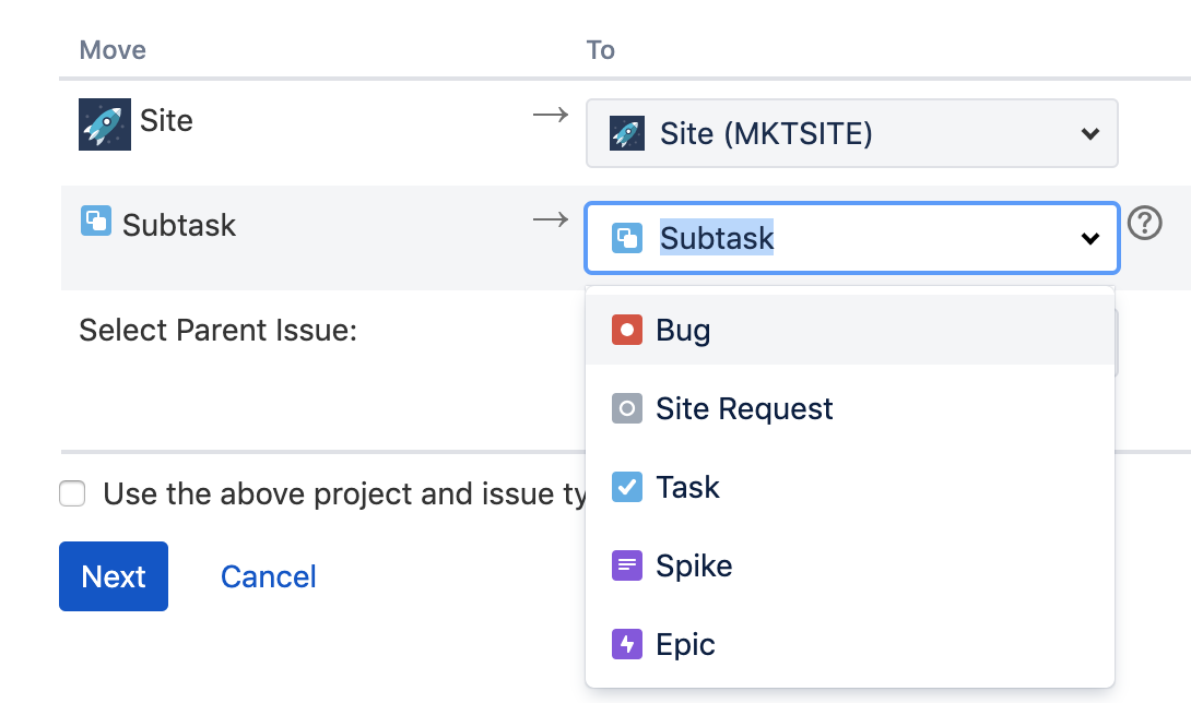 jira delete subtask