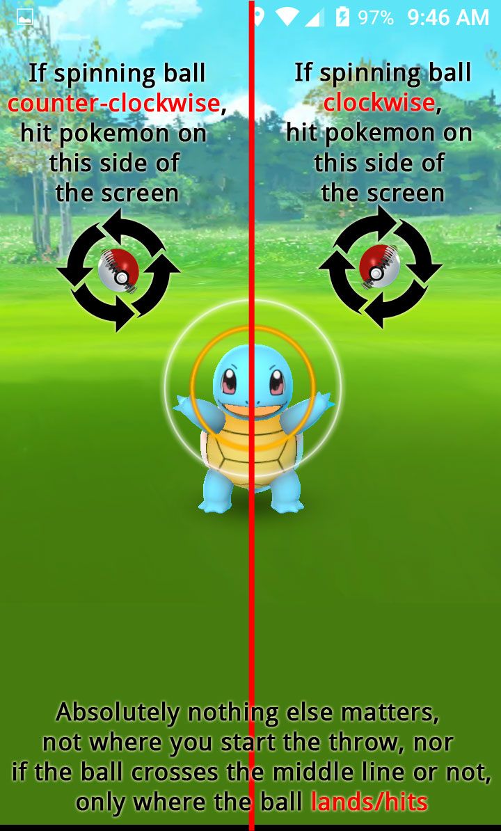 pokemon go curveball