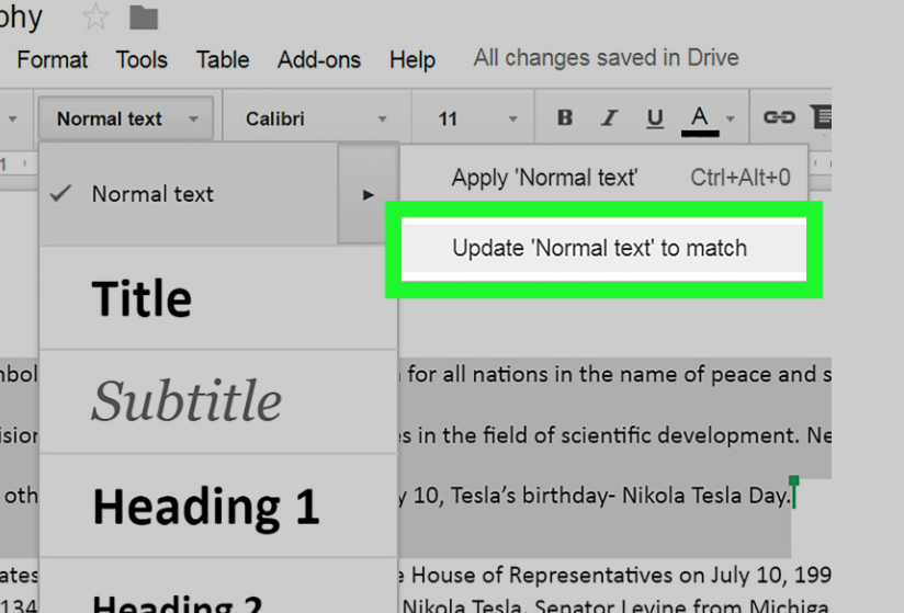 how to fix spacing in google docs