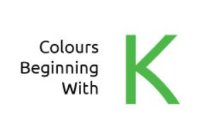 colors that start with k