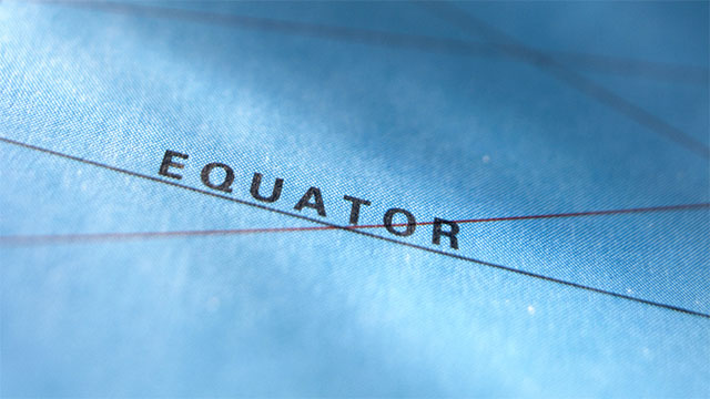 equator average temperature