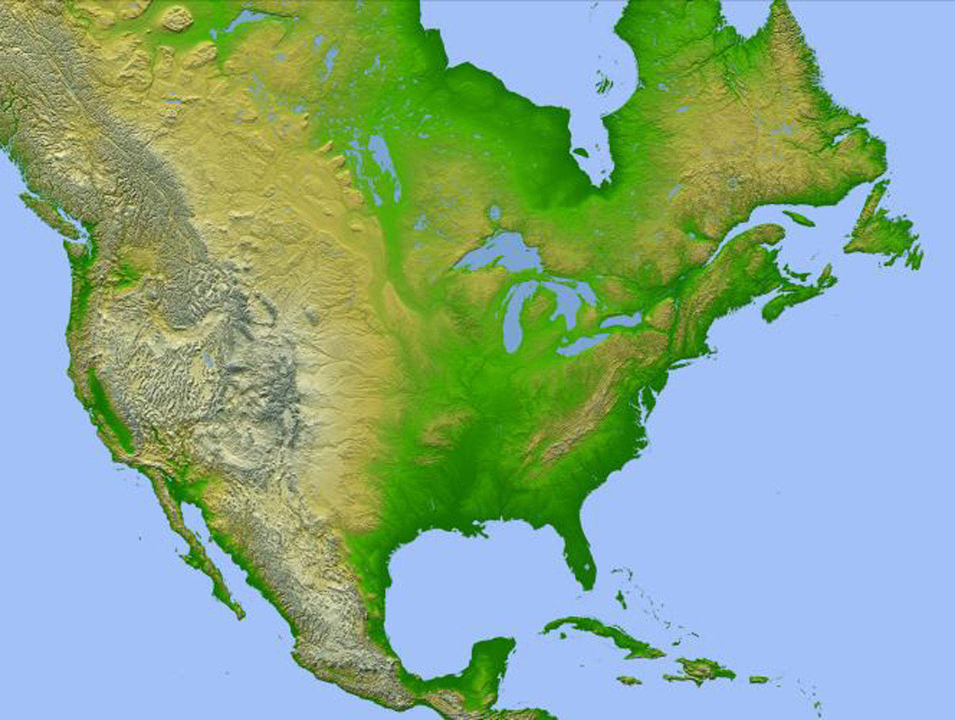 north america color