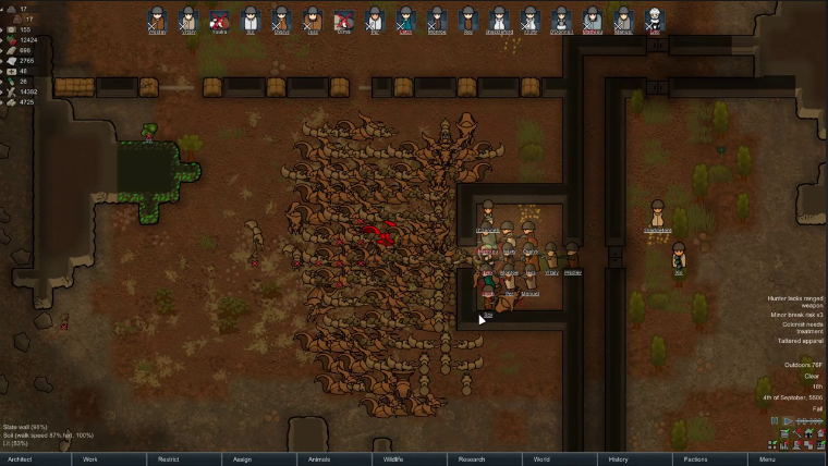 infestation rimworld