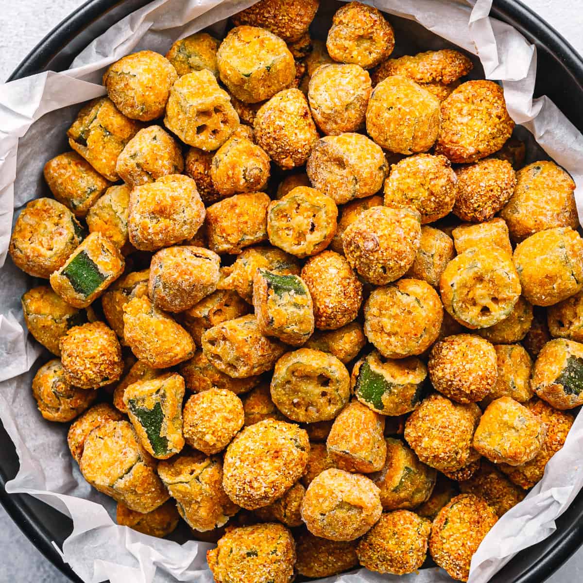 reheating fried okra in air fryer