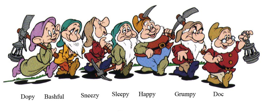 occupation of seven dwarfs