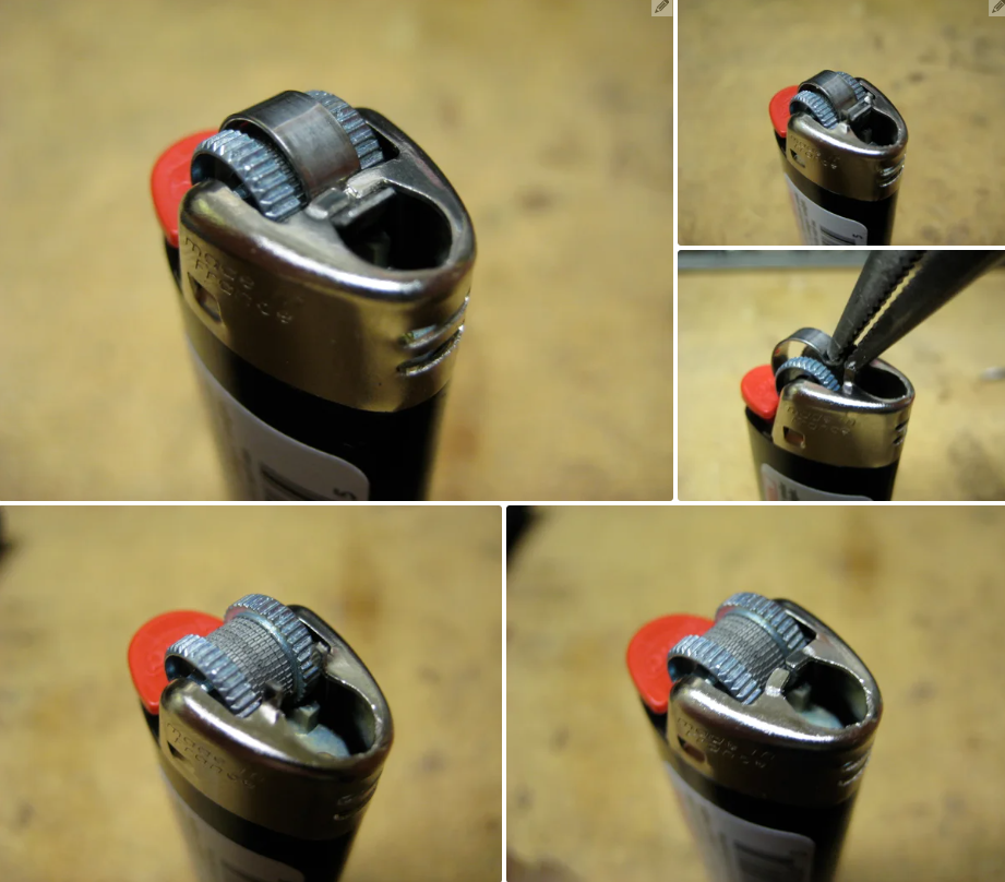 how to take safety off lighter