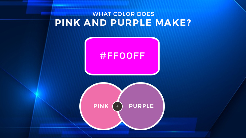 what color does pink and purple make