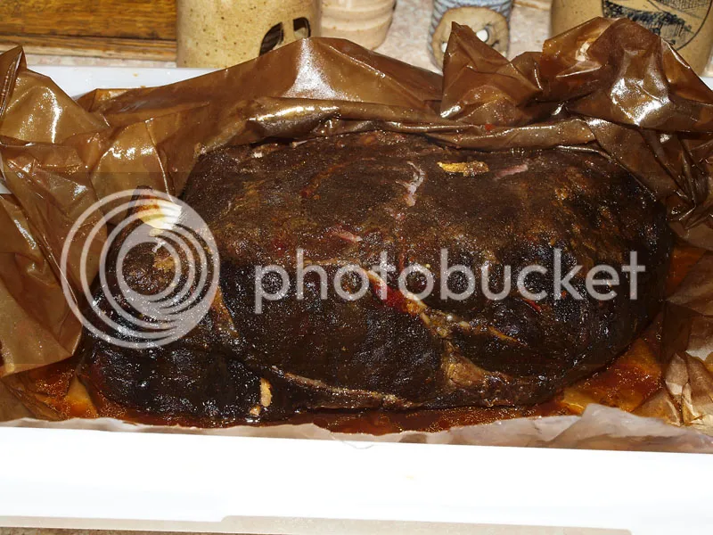 wrap pork butt in butcher paper