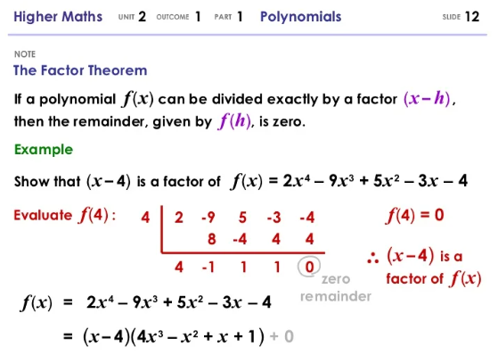 if (x â€“ 5) is a factor of f(x), which of the following must be true?