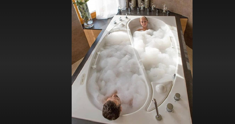 given a big enough bathtub which would float