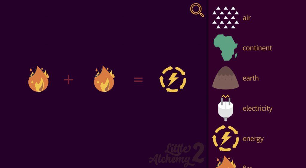 how to make energy in little alchemy