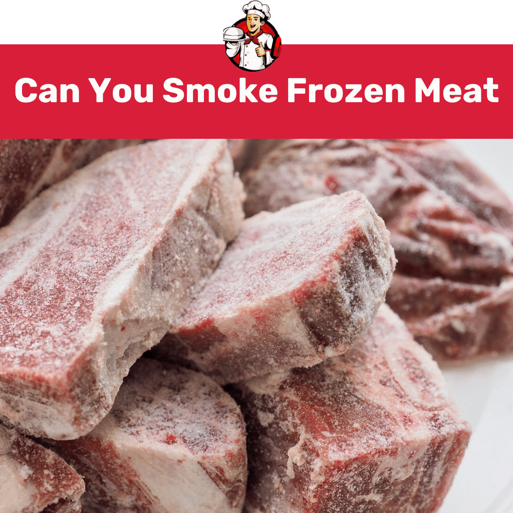 can you smoke frozen meat