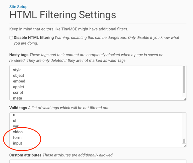 HTML Tags