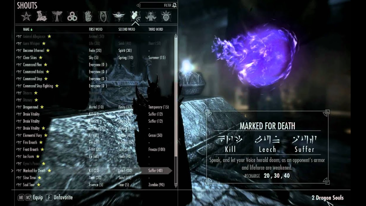 skyrim dragon soul command