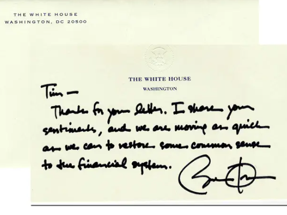 which us president had the best handwriting?