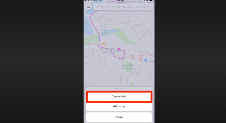 lyft cancel scheduled ride