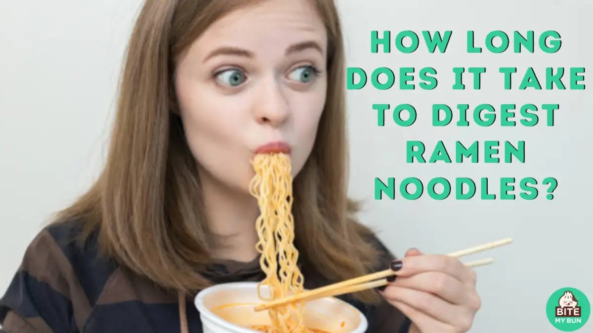 how long does noodles take to digest