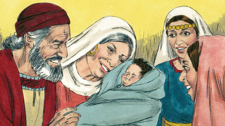 how old was zechariah when john the baptist was born