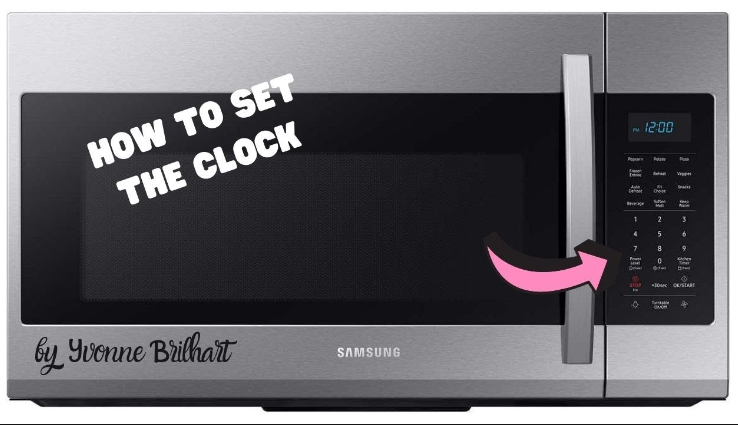 how to set clock on samsung range