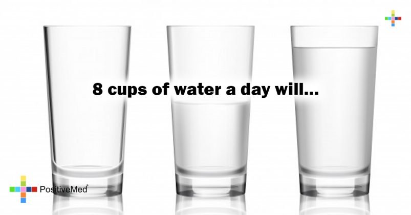 how many bottles of water is 8 cups