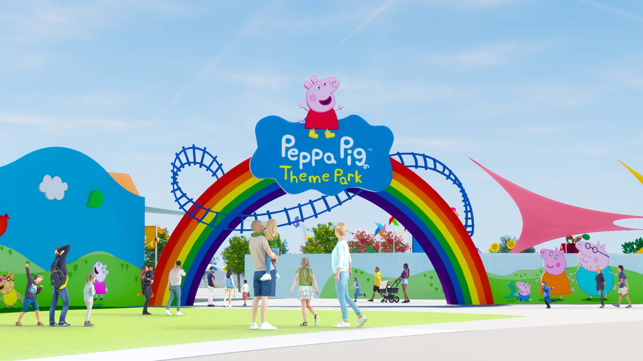 how tall is peppa pig house