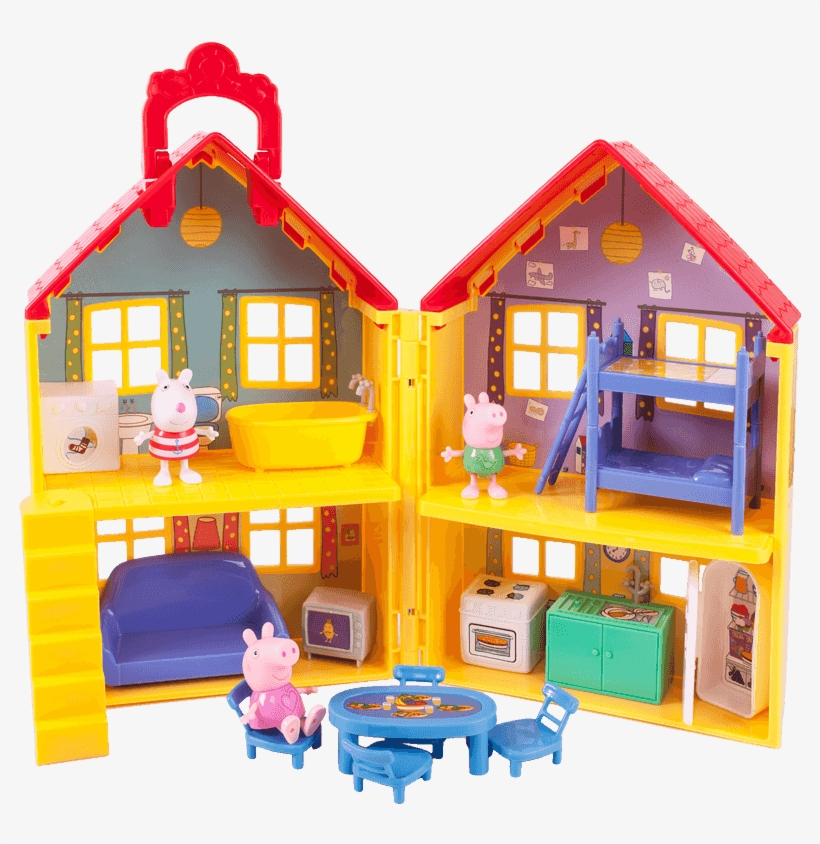 how tall is peppa pig house