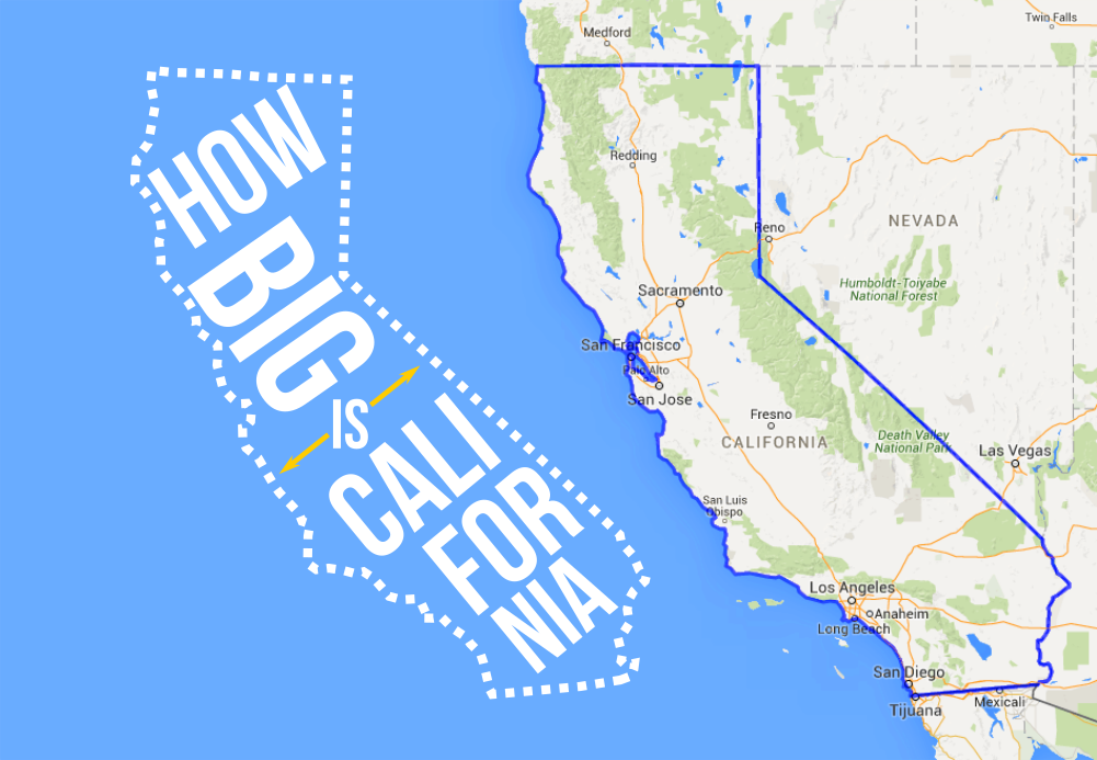 how many acres is california