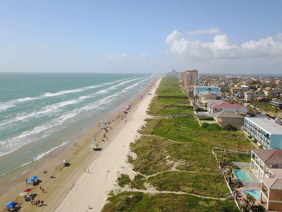 how far is austin texas from the beach