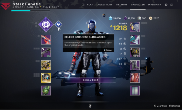 destiny 2 stuck at level 20